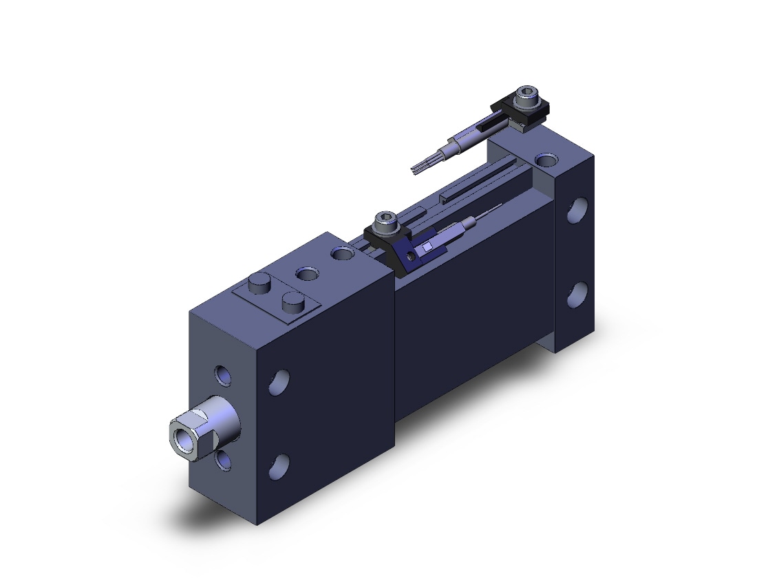 SMC MDLUB25-30D-B-M9PWL cyl, plate, with lock, MLU PLATE CYLINDER