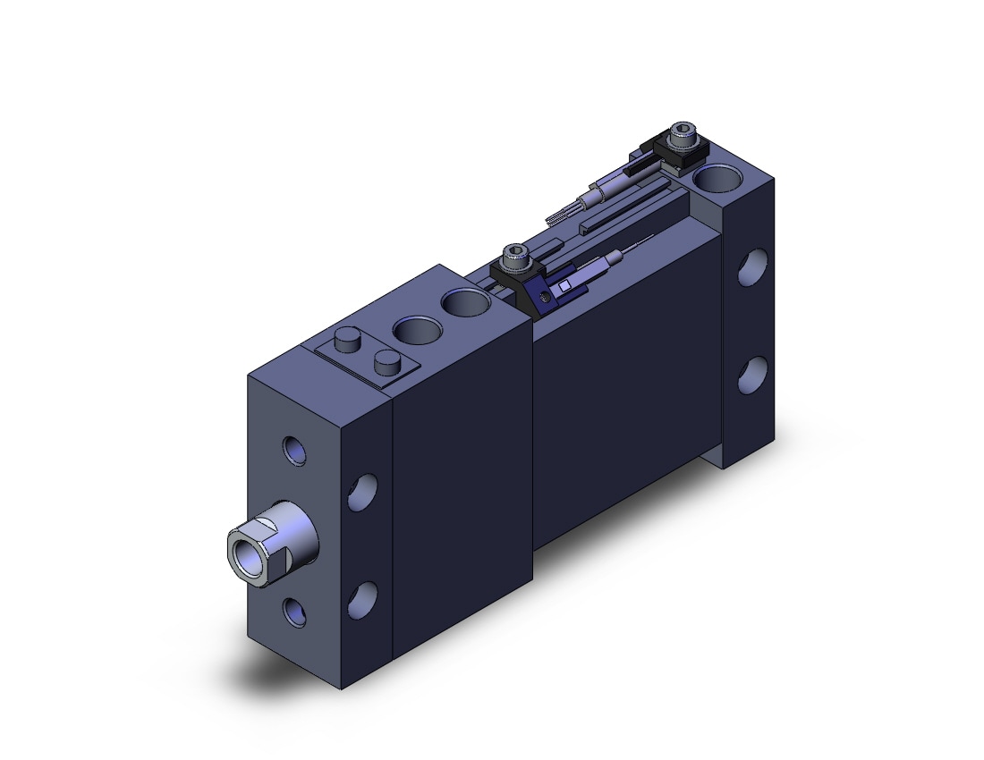 SMC MDLUB32-30D-B-M9PWL cyl, plate, with lock, MLU PLATE CYLINDER