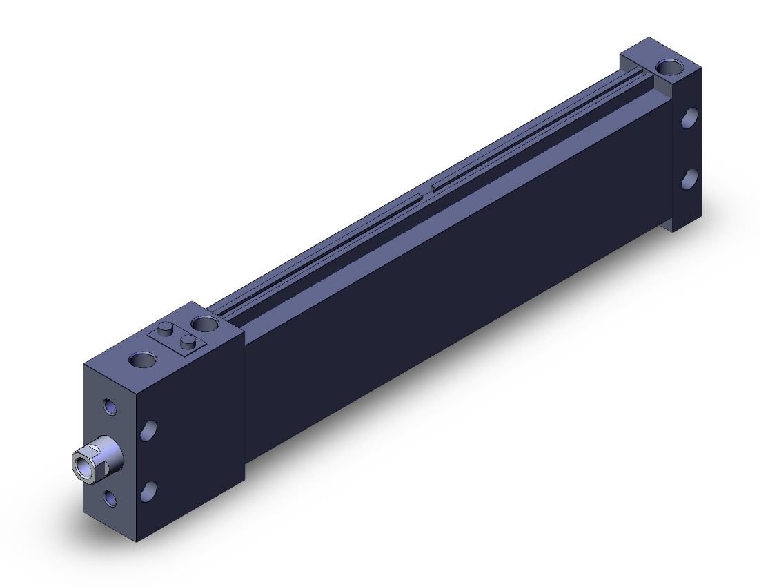 SMC MDLUB32TN-200D-F cyl, plate, with lock, MLU PLATE CYLINDER