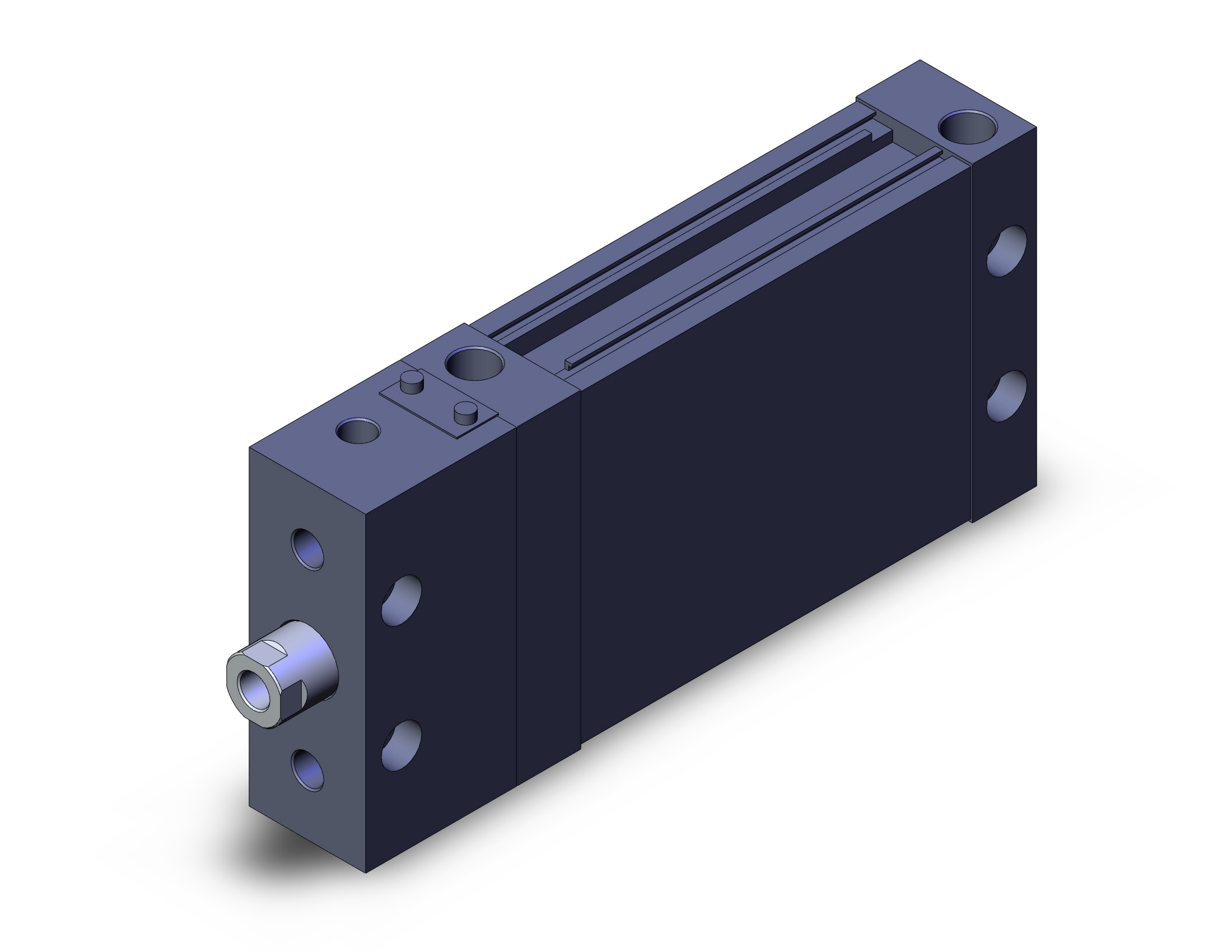 SMC MDLUB50TN-100D-F cyl, plate, with lock, auto-sw, MLU PLATE CYLINDER