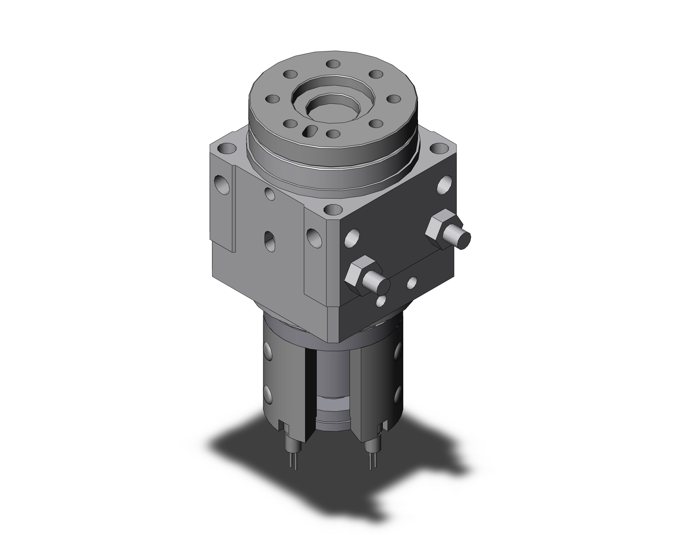 SMC MDSUA1-90S-90 rotary table, high precision type, ROTARY ACTUATOR