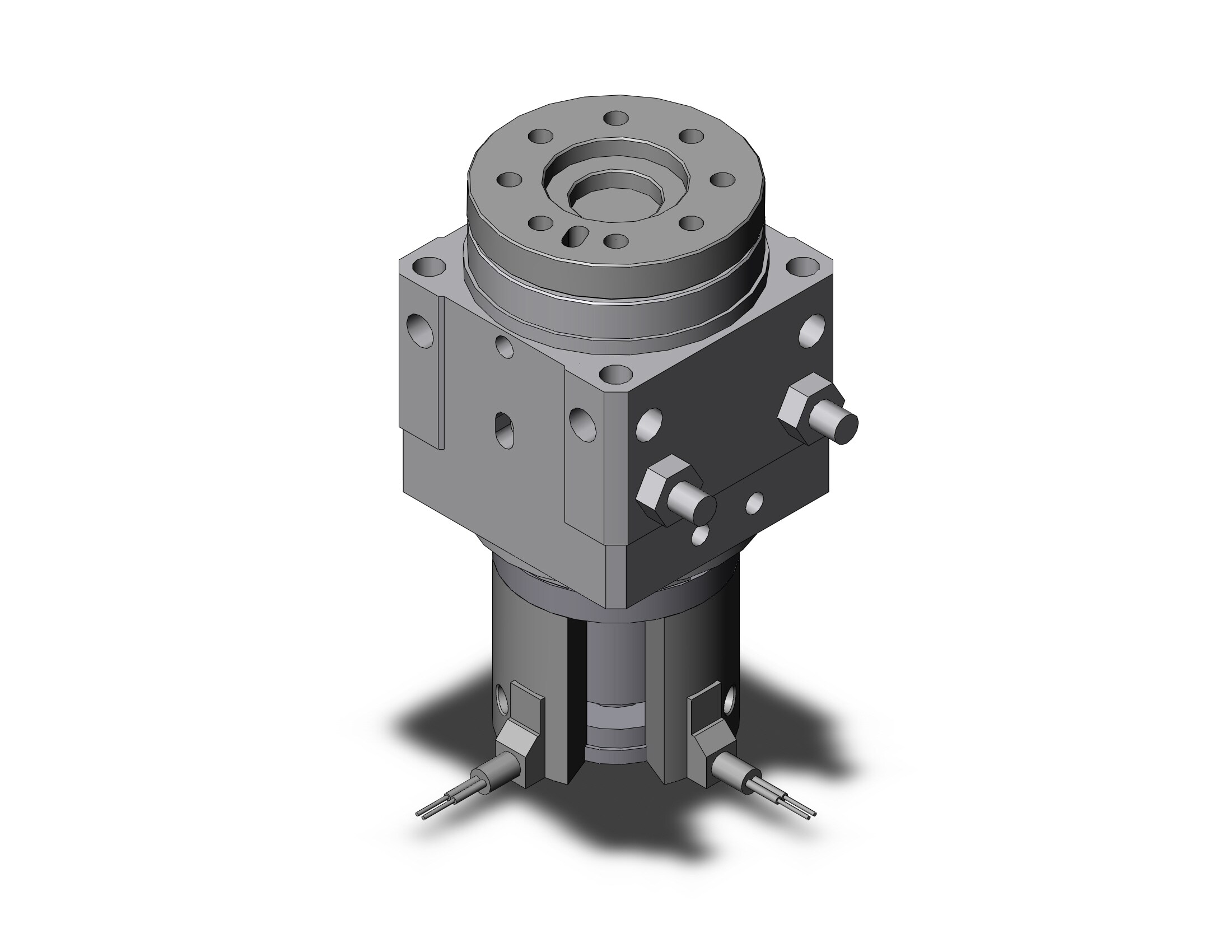 SMC MDSUA1-90S-S9PVL cyl, rotary table, sgl vane, MSU ROTARY ACTUATOR W/TABLE