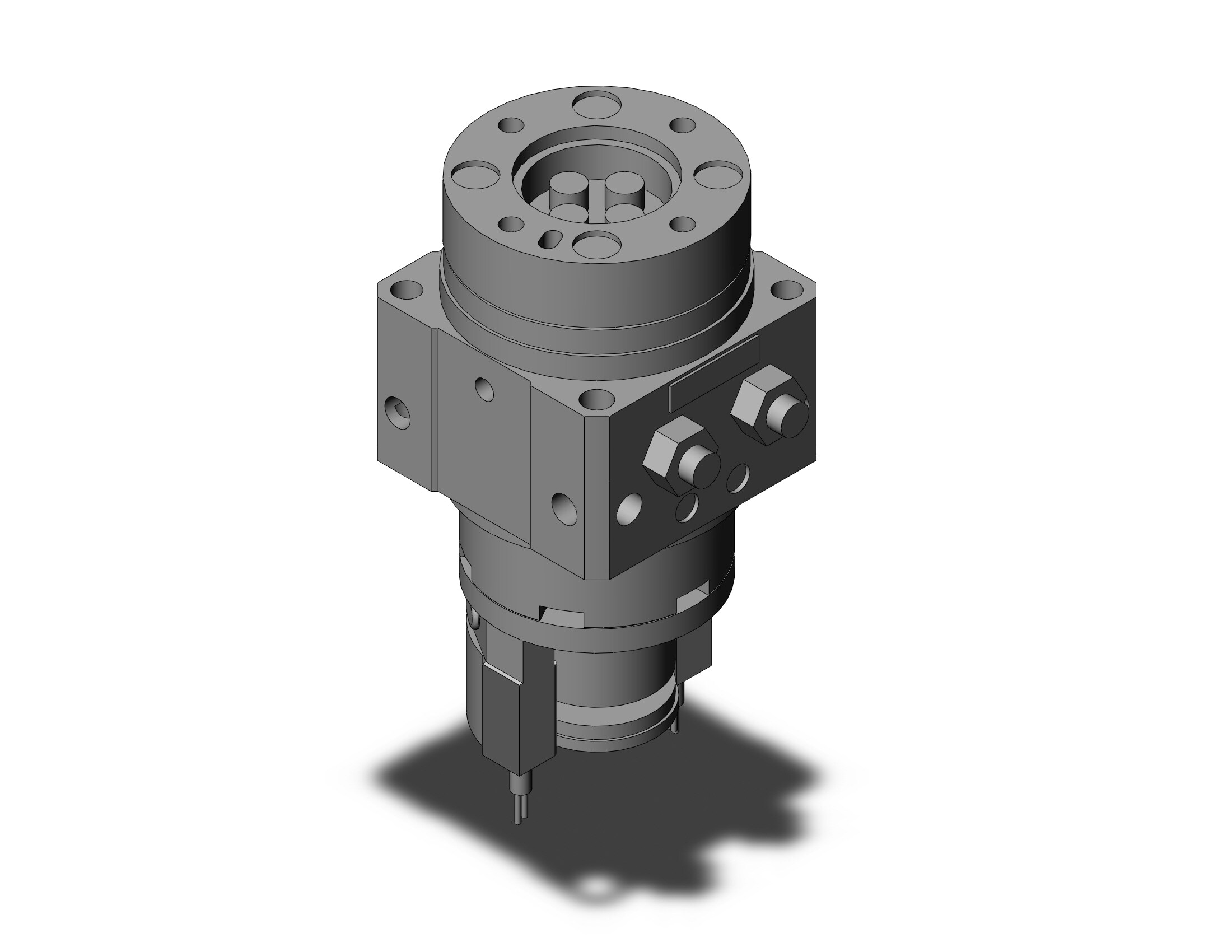 SMC MDSUB7-180S-S79SAPC cyl, rotary table, sgl vane, MSU ROTARY ACTUATOR W/TABLE