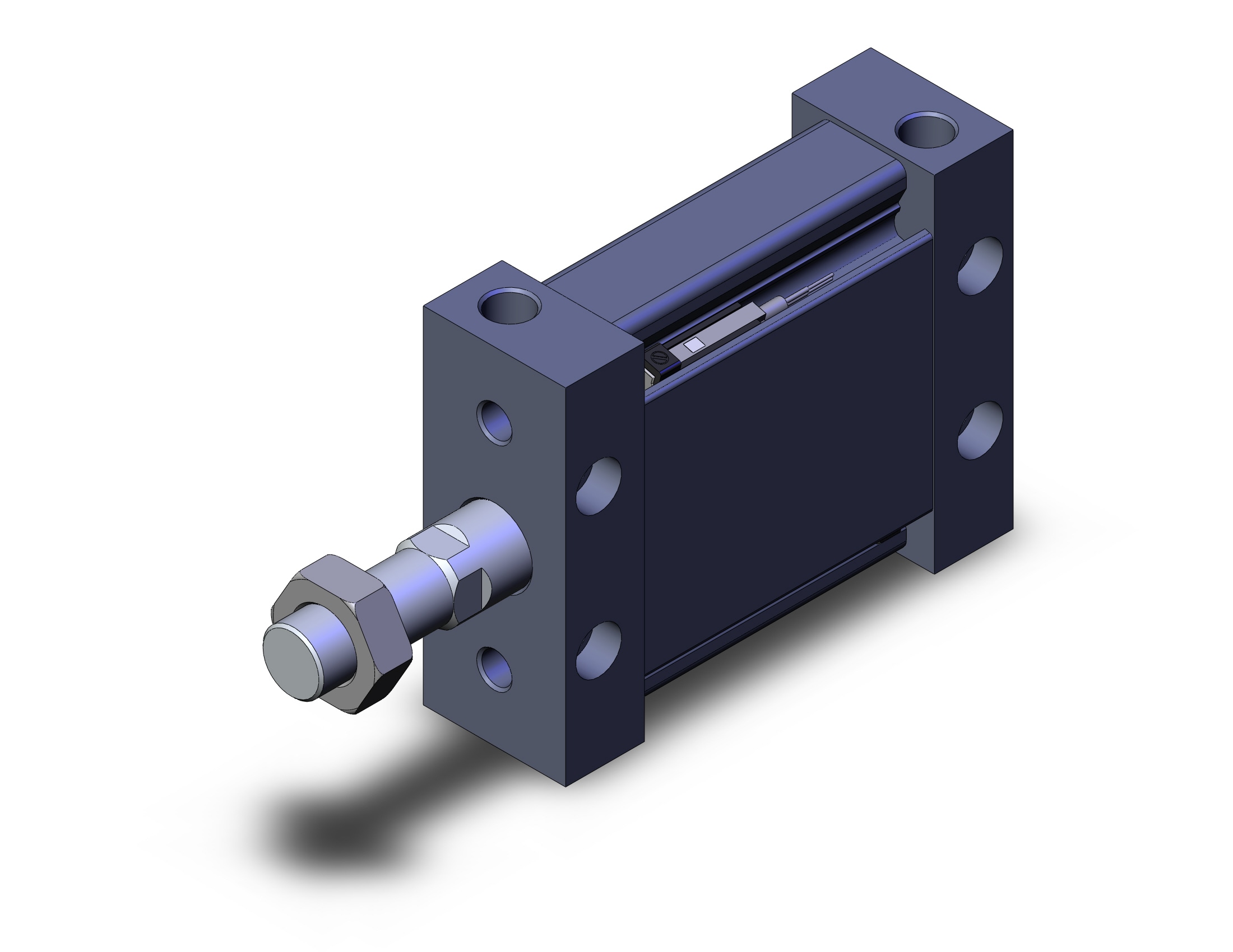 SMC MDUB32-30DMZ-M9BWSAPC cyl, compact, plate, MU COMPACT CYLINDER