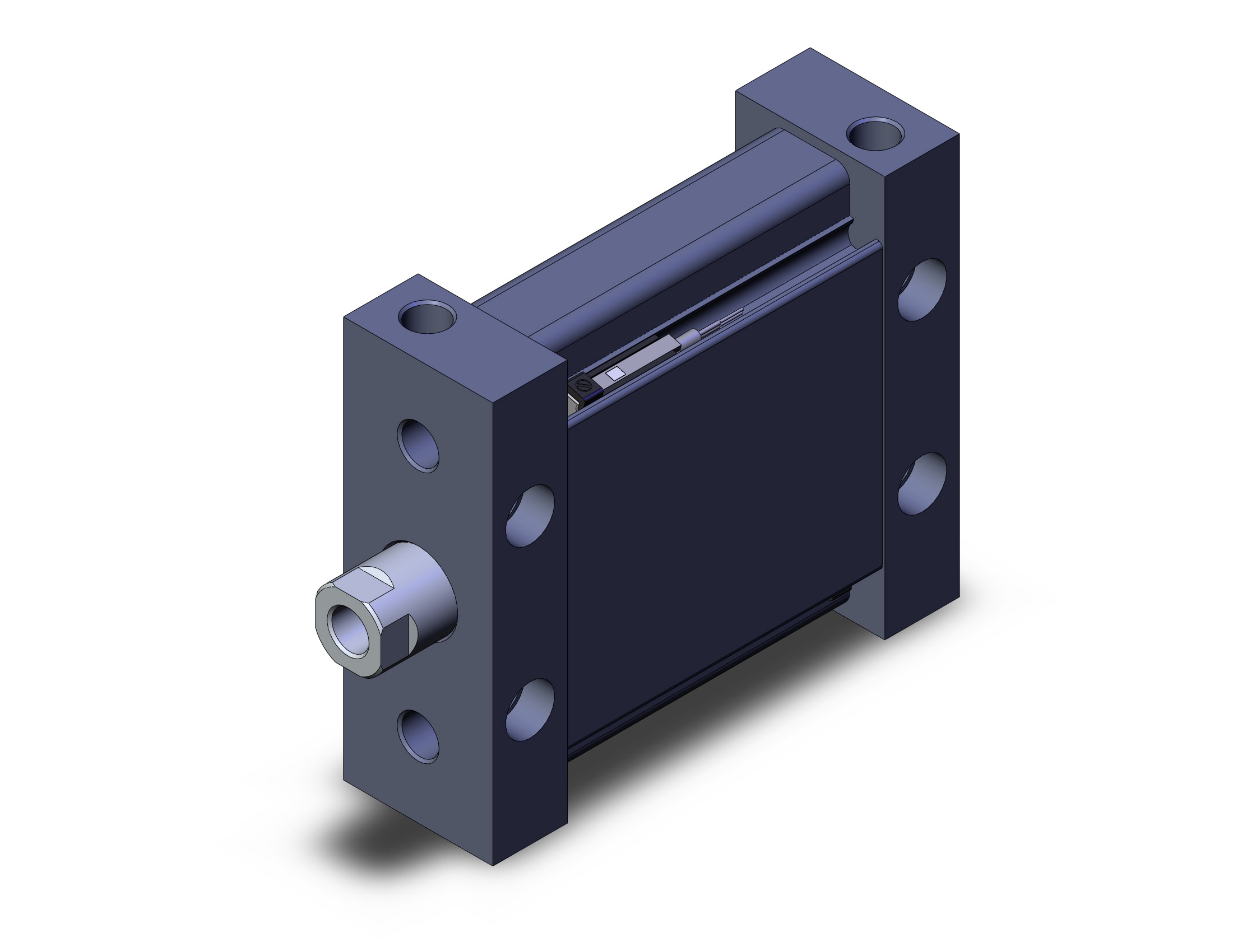 SMC MDUB40-40DZ-M9BW cyl, compact, plate, MU COMPACT CYLINDER