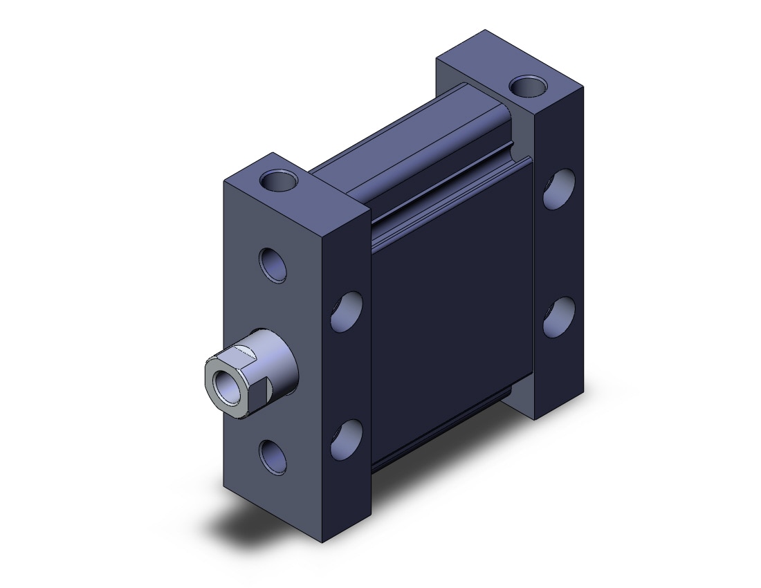 SMC MDUB40TF-25DZ cyl, compact, plate, MU COMPACT CYLINDER