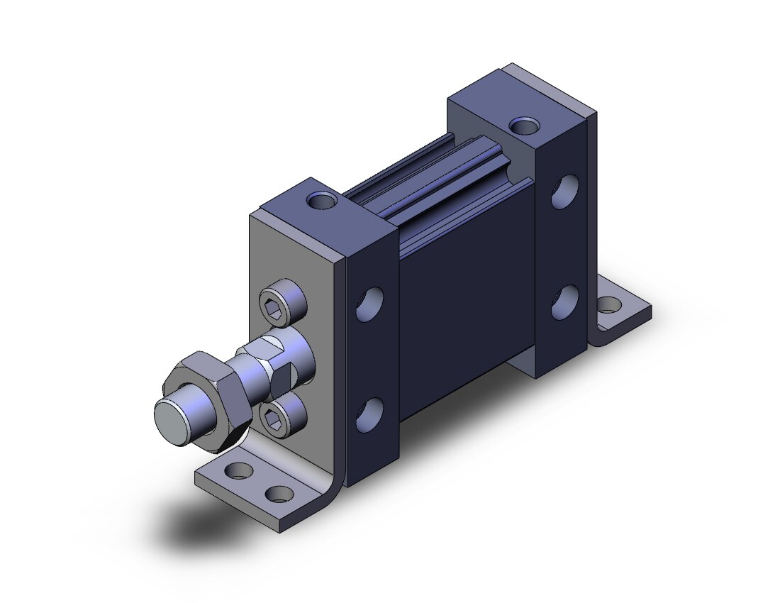 SMC MDUL25-10DMZ cyl, compact, plate, MU COMPACT CYLINDER