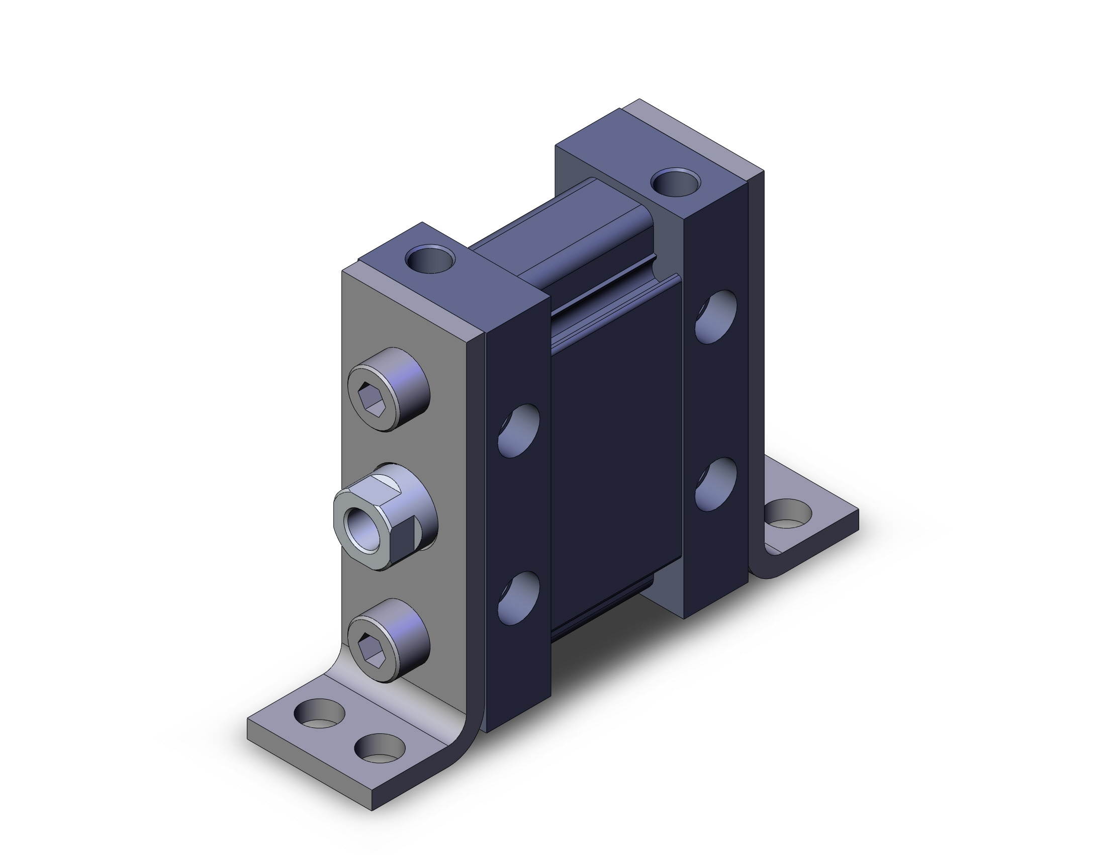 SMC MDUL40TN-5DZ cyl, compact, plate, MU COMPACT CYLINDER