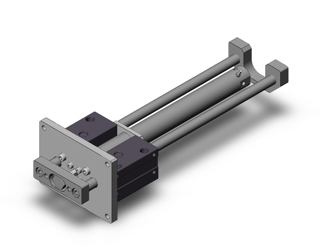 SMC MGCLF20-200-R cyl, guide, bearing, MGCL/MGCM GUIDED CYLINDER