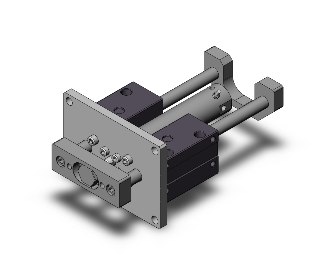 SMC MGCLF25-75-R-M9PVL cyl, guide, bearing, MGCL/MGCM GUIDED CYLINDER