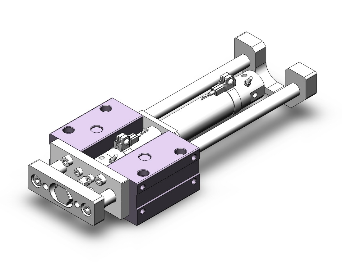 SMC MGCMB20-125-R-M9PSAPC 20mm mgcl/mgcm slide bearing, MGCL/MGCM GUIDED CYLINDER