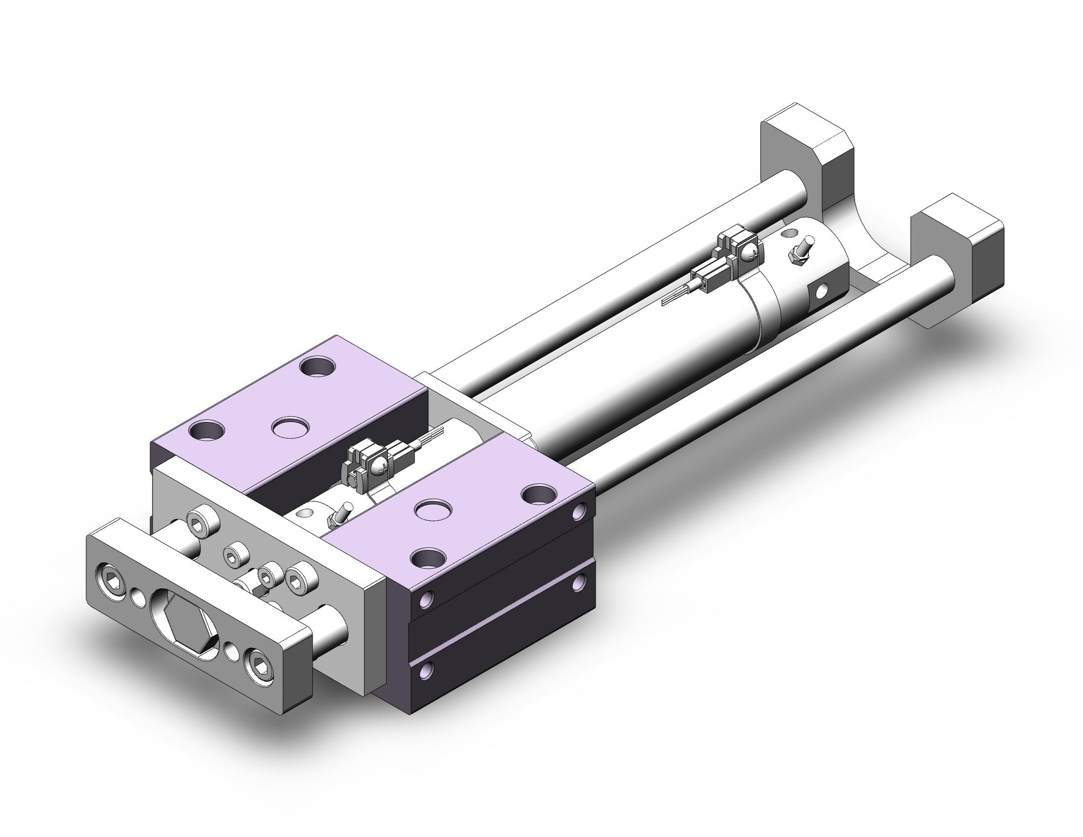 SMC MGCMB20-150-R-M9PSAPC 20mm mgcl/mgcm slide bearing, MGCL/MGCM GUIDED CYLINDER