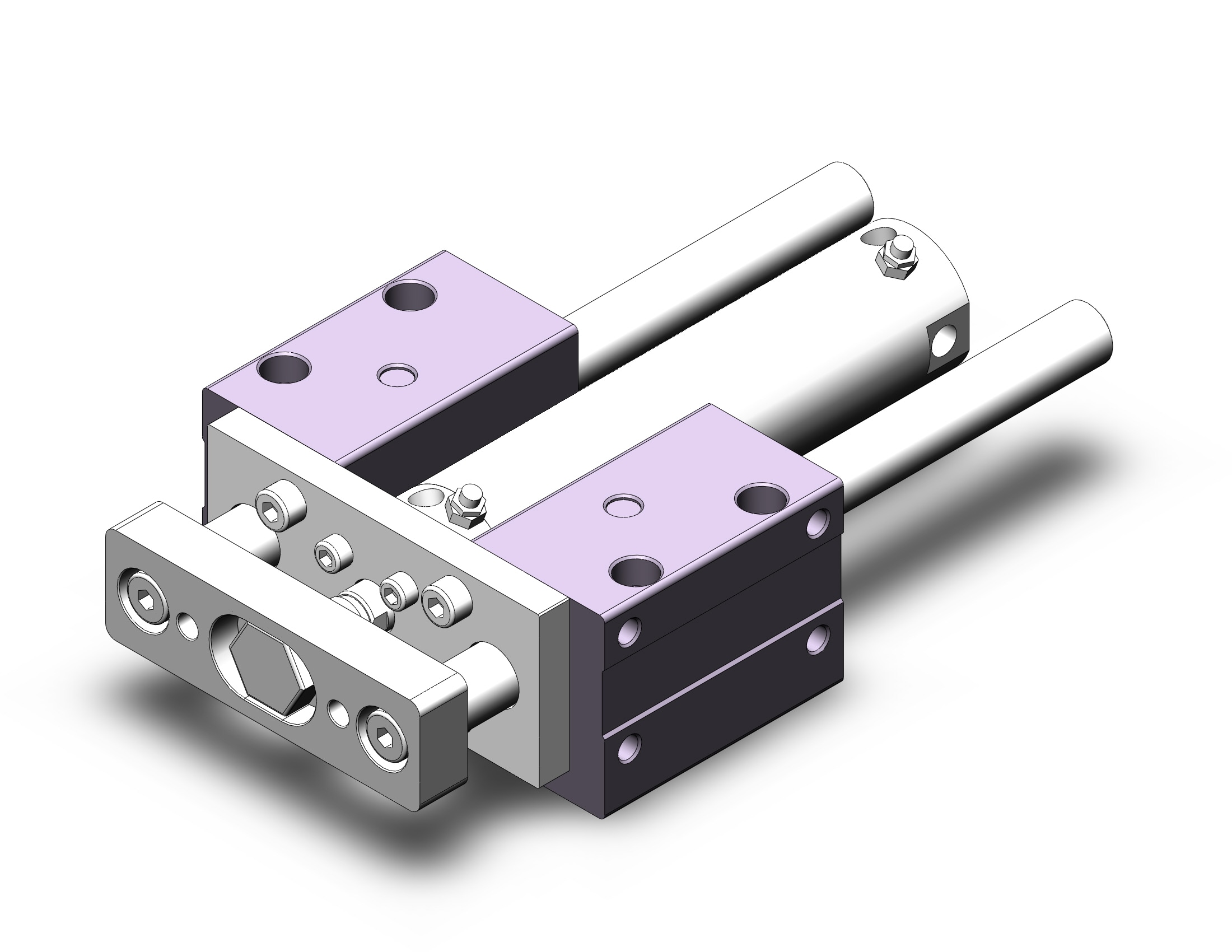 SMC MGCMB40TN-125 cyl, guide, bearing, MGCL/MGCM GUIDED CYLINDER