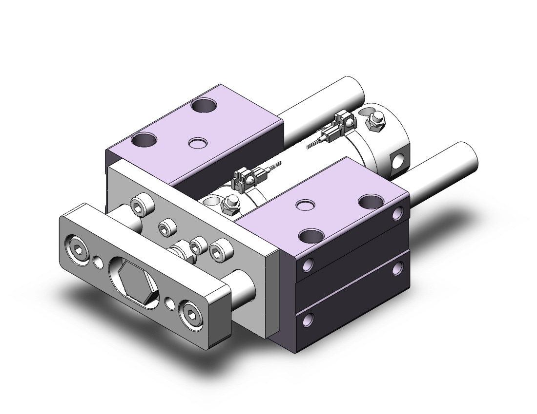 SMC MGCMB40TN-75-M9PWSDPC 40mm mgcl/mgcm slide bearing, MGCL/MGCM GUIDED CYLINDER