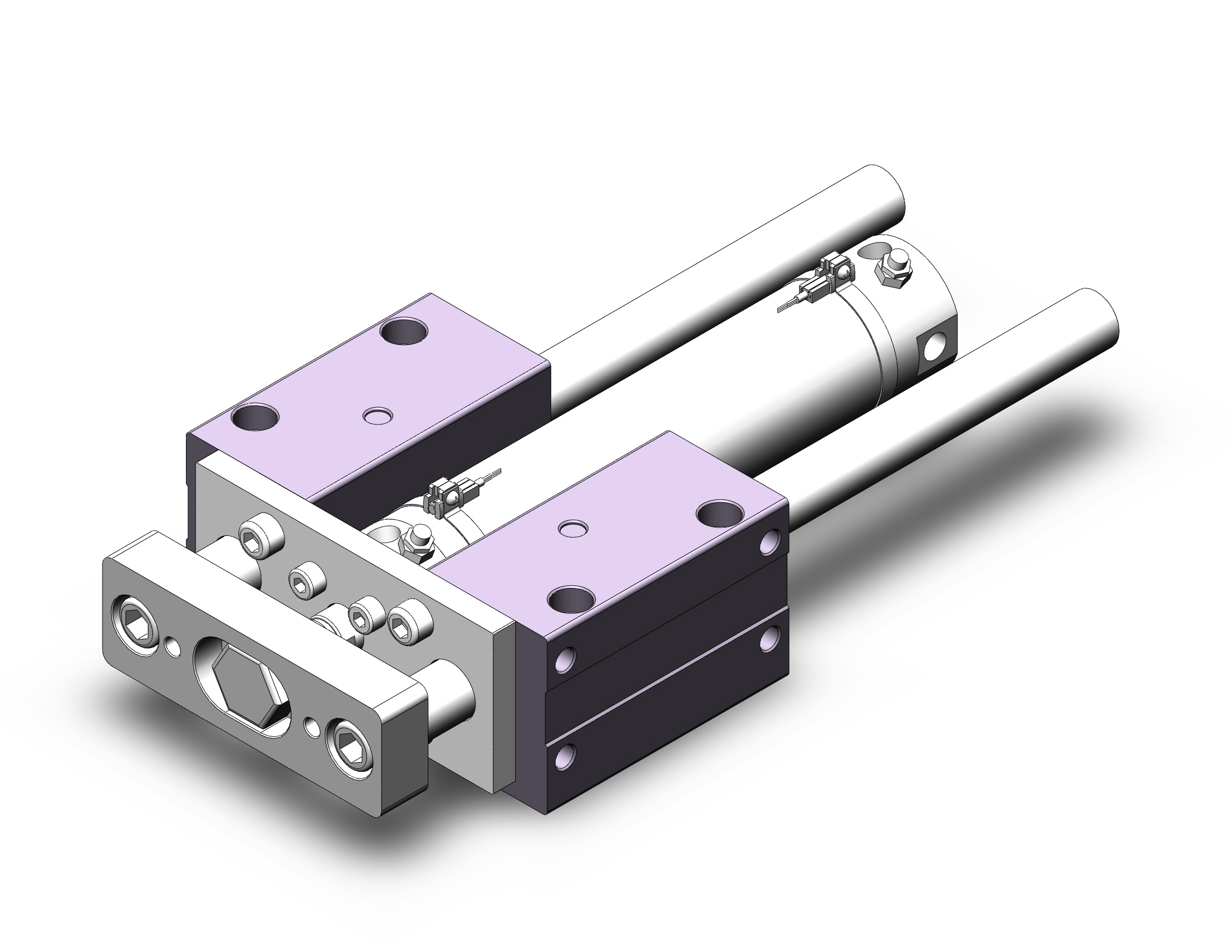 SMC MGCMB50-200-M9PL cyl, guide, bearing, MGCL/MGCM GUIDED CYLINDER