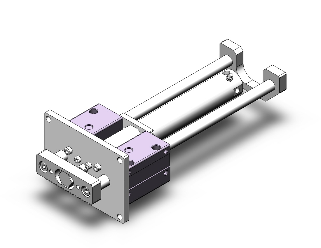 SMC MGCMF32TN-200-R 32mm mgcl/mgcm slide bearing, MGCL/MGCM GUIDED CYLINDER