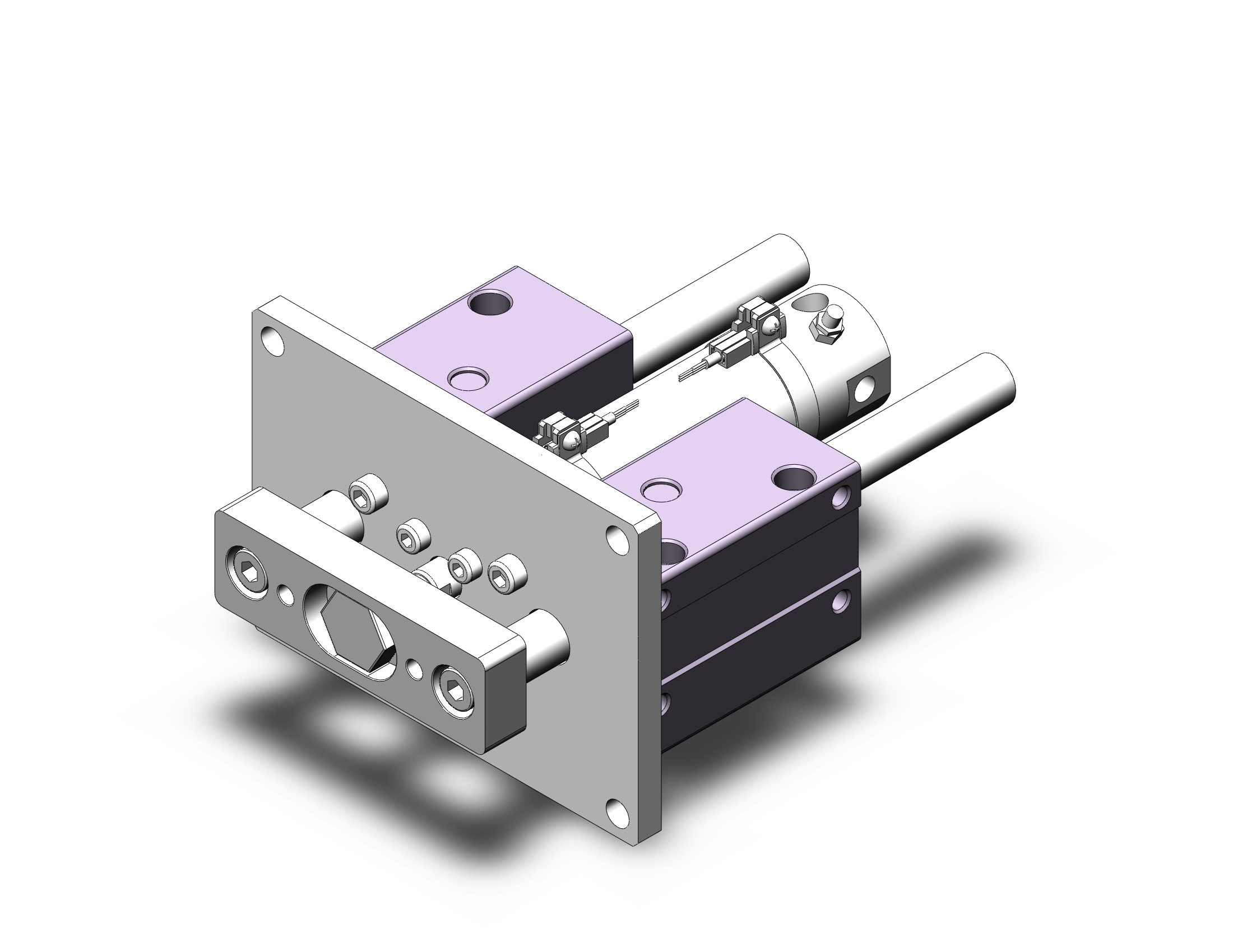 SMC MGCMF32TN-75-M9PWL mgc, guide cylinder, GUIDED CYLINDER