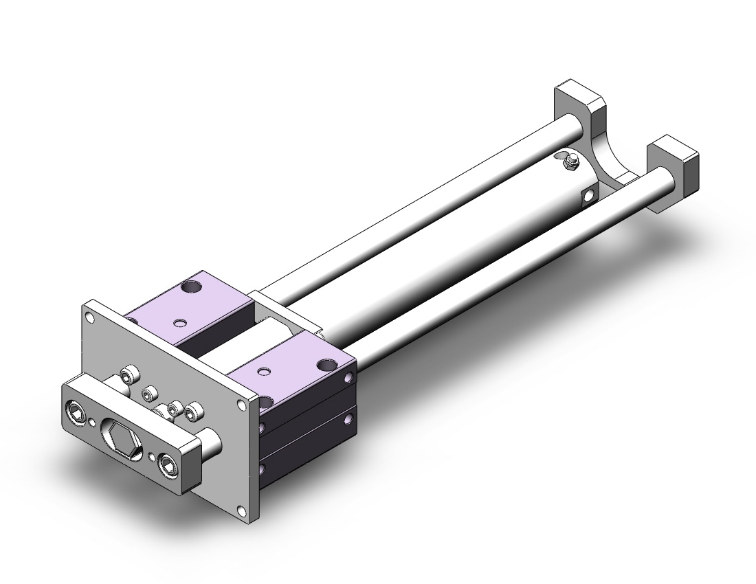 SMC MGCMF50TN-400-R 50mm mgcl/mgcm slide bearing, MGCL/MGCM GUIDED CYLINDER