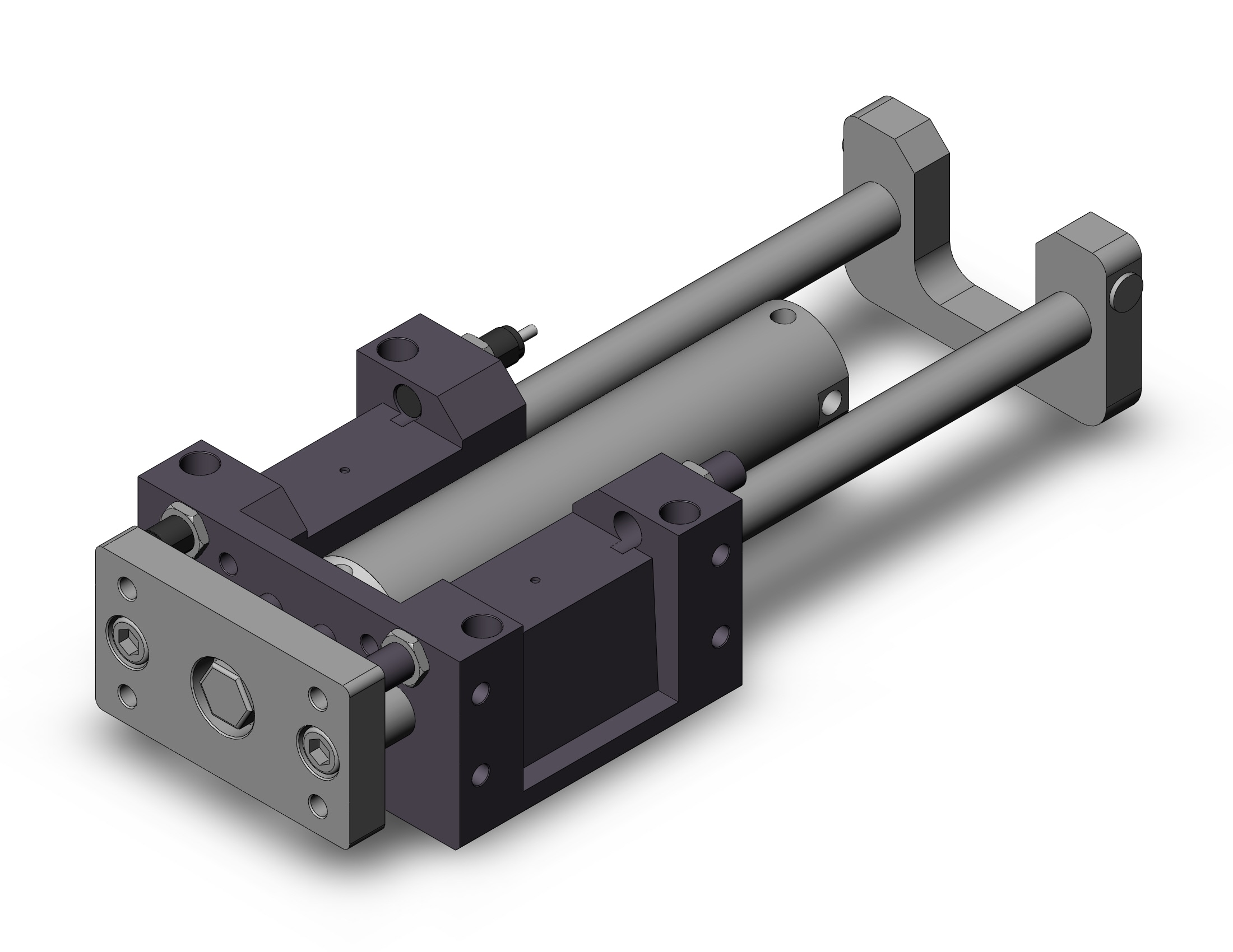 SMC MGGLB63TF-250 63mm mgg ball bearing, MGG GUIDED CYLINDER