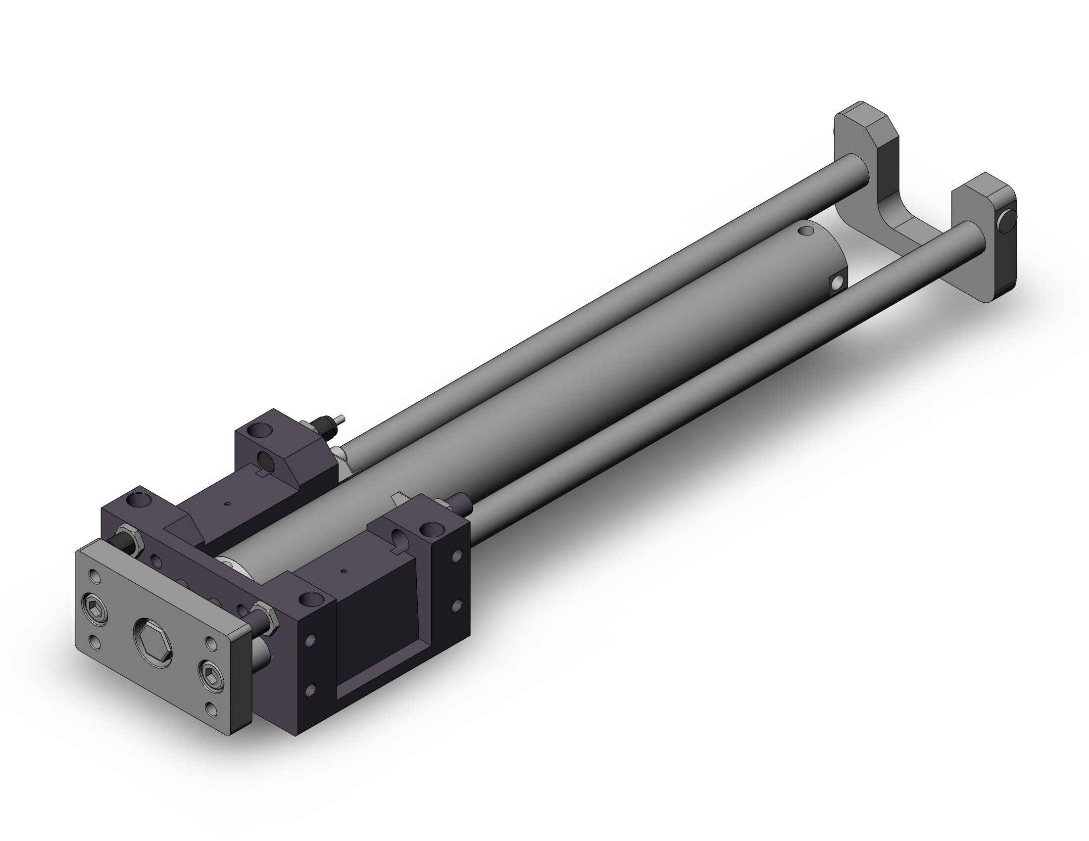 SMC MGGLB63TF-600 63mm mgg ball bearing, MGG GUIDED CYLINDER