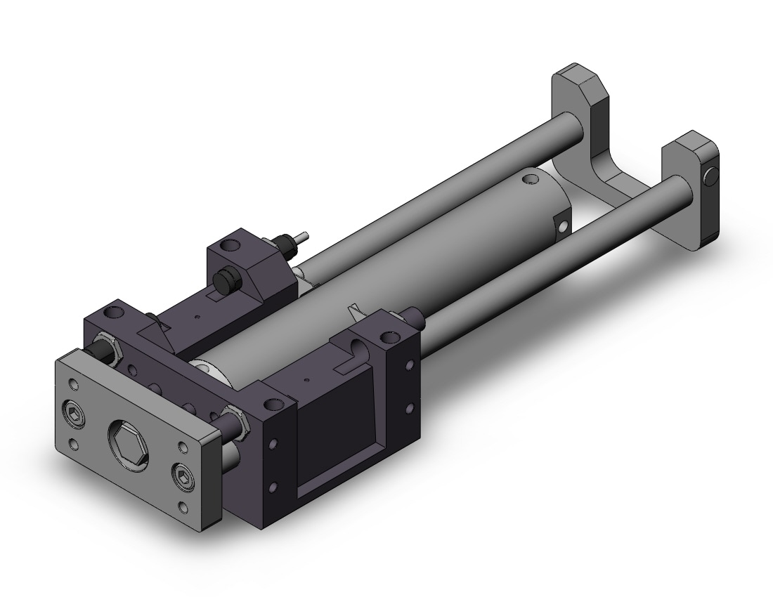 SMC MGGLB80TN-400 80mm mgg ball bearing, MGG GUIDED CYLINDER