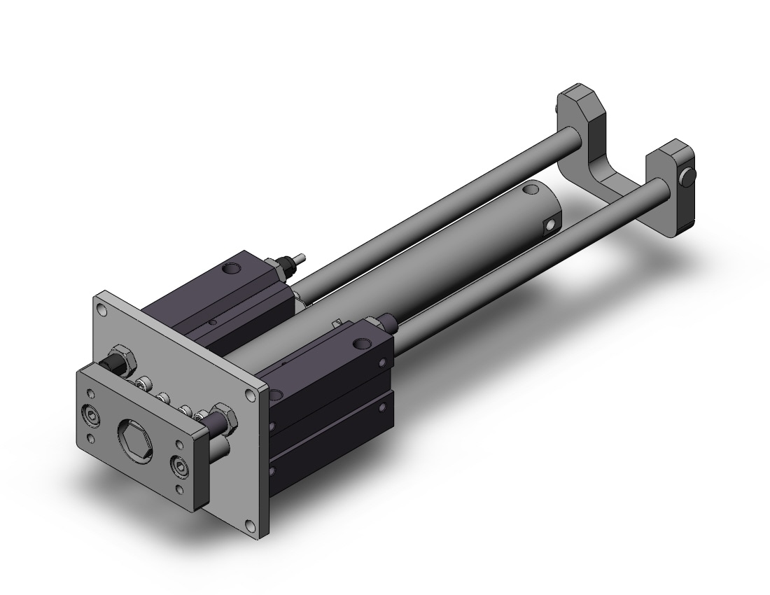 SMC MGGLF32TN-250 32mm mgg ball bearing, MGG GUIDED CYLINDER