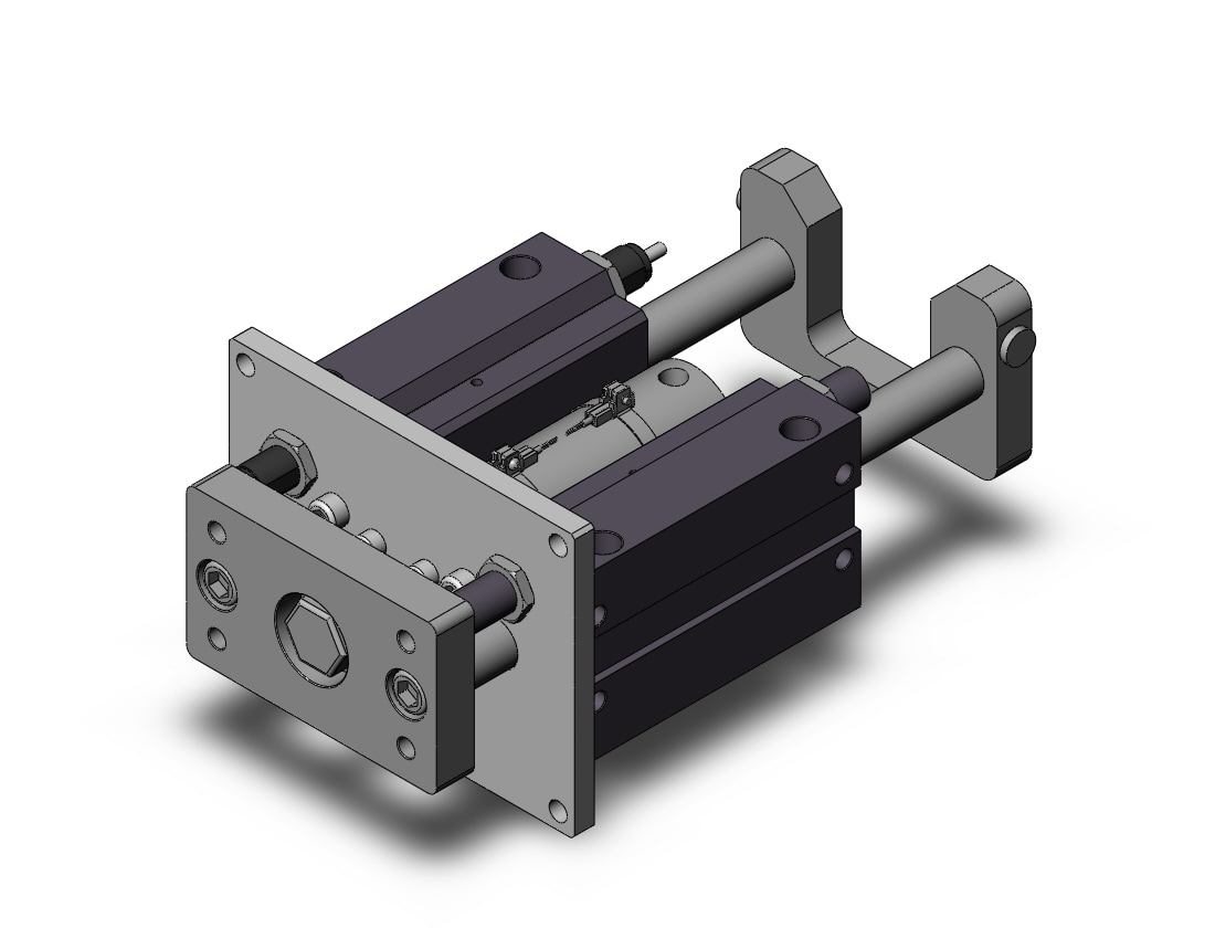 SMC MGGLF50-75-M9PW 50mm mgg ball bearing, MGG GUIDED CYLINDER