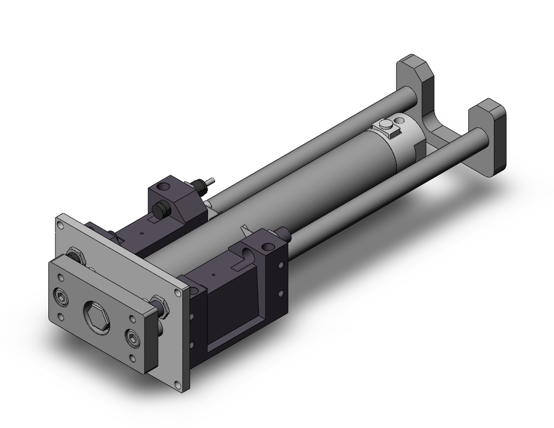 SMC MGGLF80-450-HN 80mm mgg ball bearing, MGG GUIDED CYLINDER