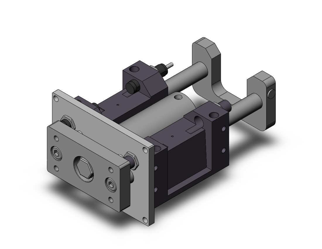 SMC MGGLF80TN-100 mgg, guide cylinder, GUIDED CYLINDER