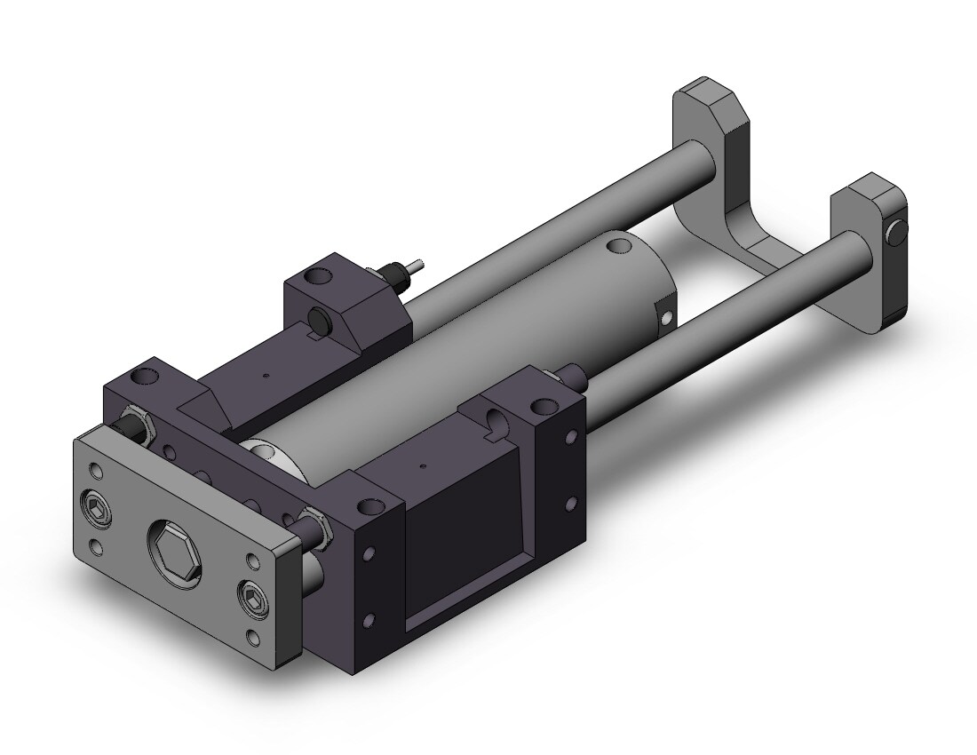 SMC MGGMB100TN-350 100mm mgg slide bearing, MGG GUIDED CYLINDER