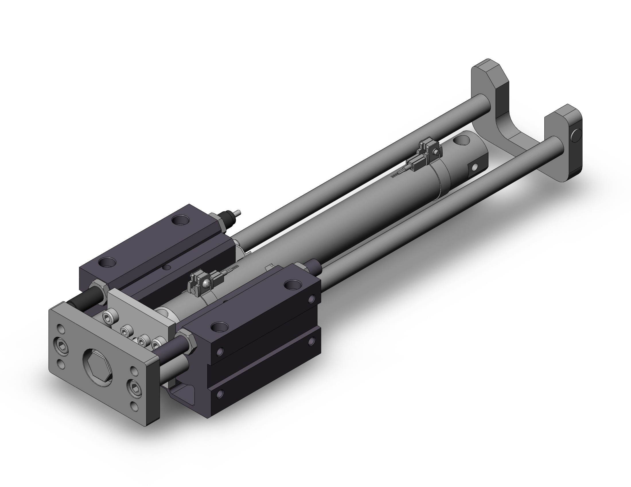 SMC MGGMB20-200-M9PL 20mm mgg slide bearing, MGG GUIDED CYLINDER