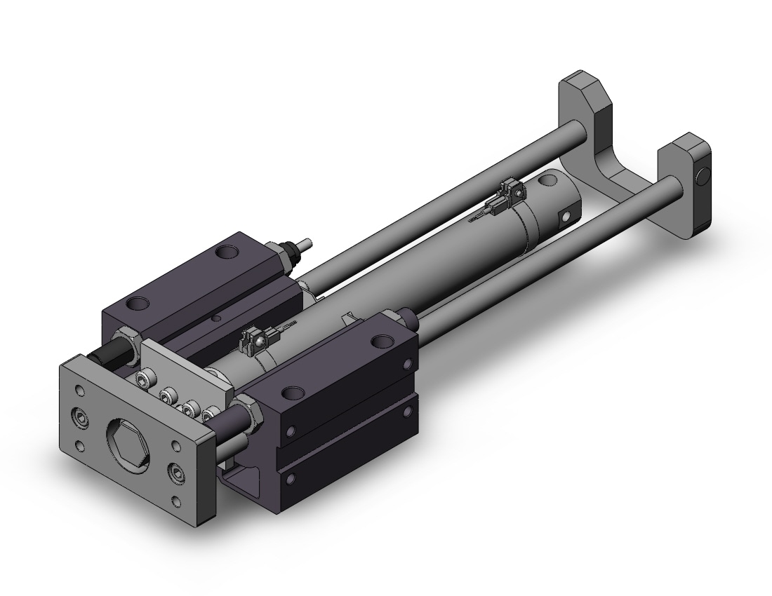 SMC MGGMB25-200-A93 25mm mgg slide bearing, MGG GUIDED CYLINDER