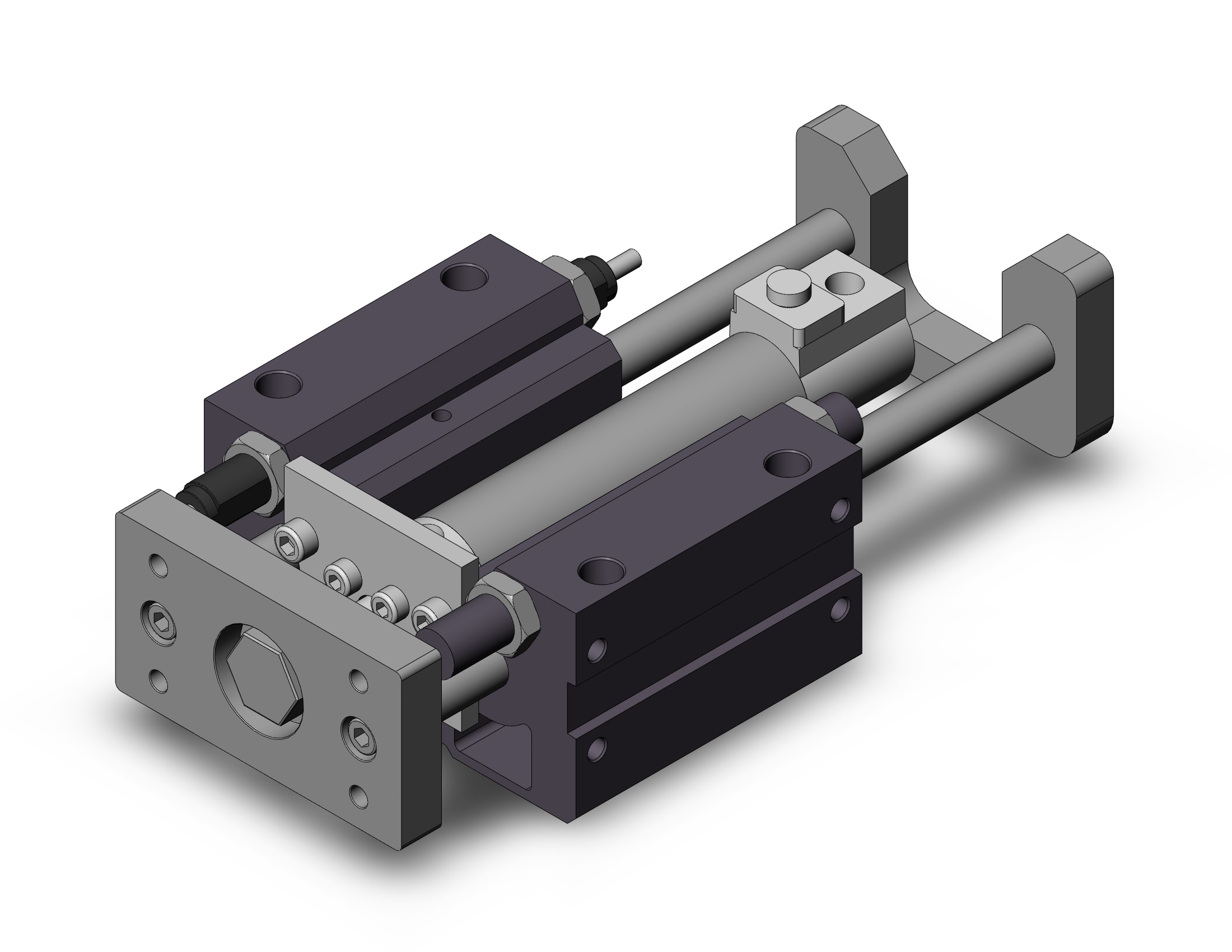 SMC MGGMB25-75-HN 25mm mgg slide bearing, MGG GUIDED CYLINDER