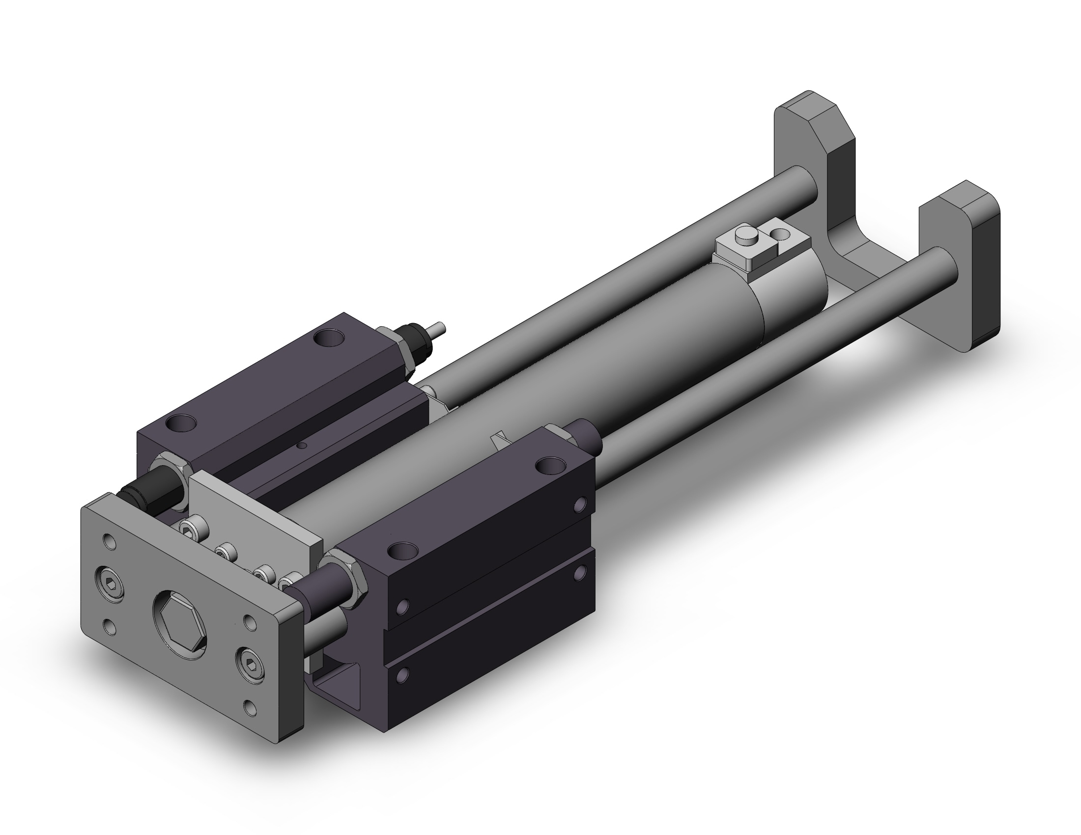 SMC MGGMB40-250-HN 40mm mgg slide bearing, MGG GUIDED CYLINDER