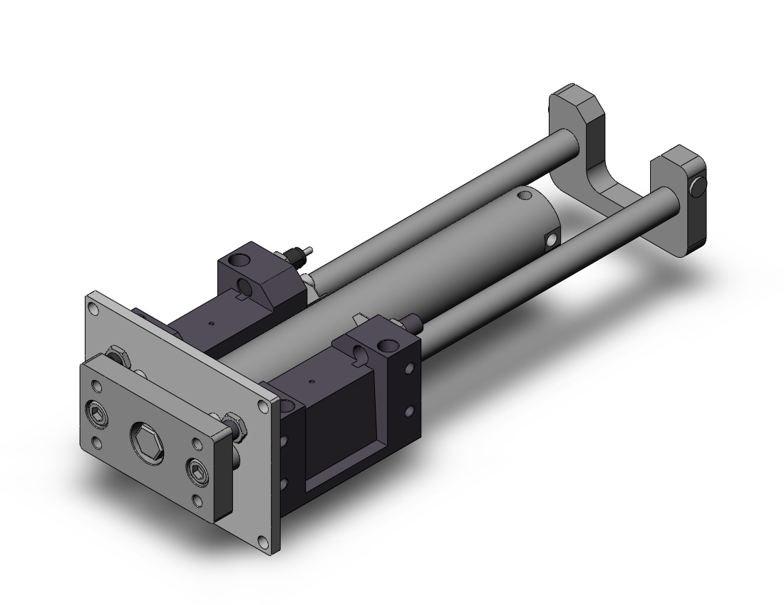 SMC MGGMF63TN-350 63mm mgg slide bearing, MGG GUIDED CYLINDER