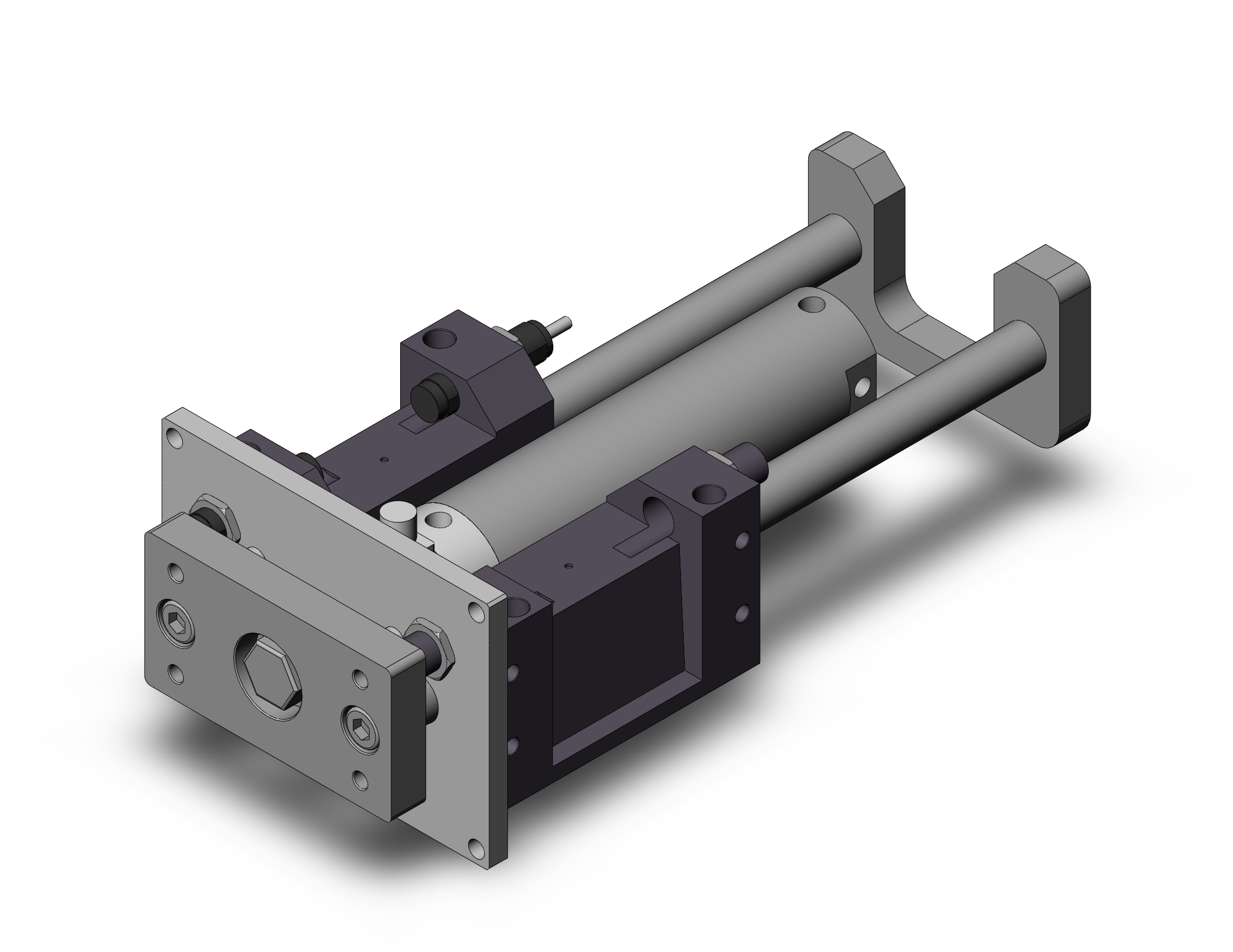 SMC MGGMF80TF-250-RL 80mm mgg slide bearing, MGG GUIDED CYLINDER