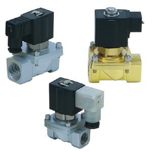 SMC VXZ233CGD pilot op 2 port solenoid valve, (n.c.), 2 PORT VALVE