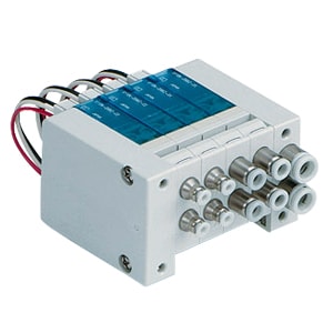 SMC VV100-10-03U1-N7F2 non plug-in individual wiring mfld, 3 PORT SOLENOID VALVE