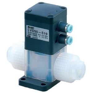 SMC LVD30-S08 air operated chemical valve, HIGH PURITY CHEMICAL VALVE, AIR OPERATED