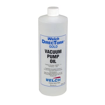 Welch Gold Oil ChemStar Harsh Chemical Vacuum Pumps - 8995G-11: OIL DIRECTORR GOLD  1 LITER