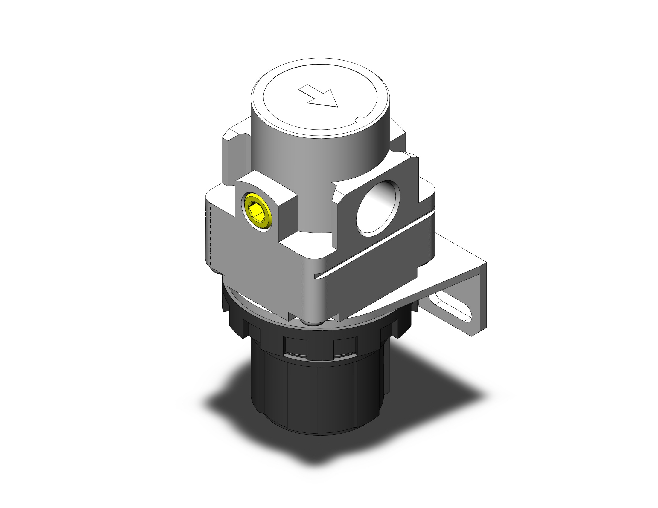 SMC AR20-N02B-Z-A regulator, modular, AR MASS PRO-AR20-N02B-