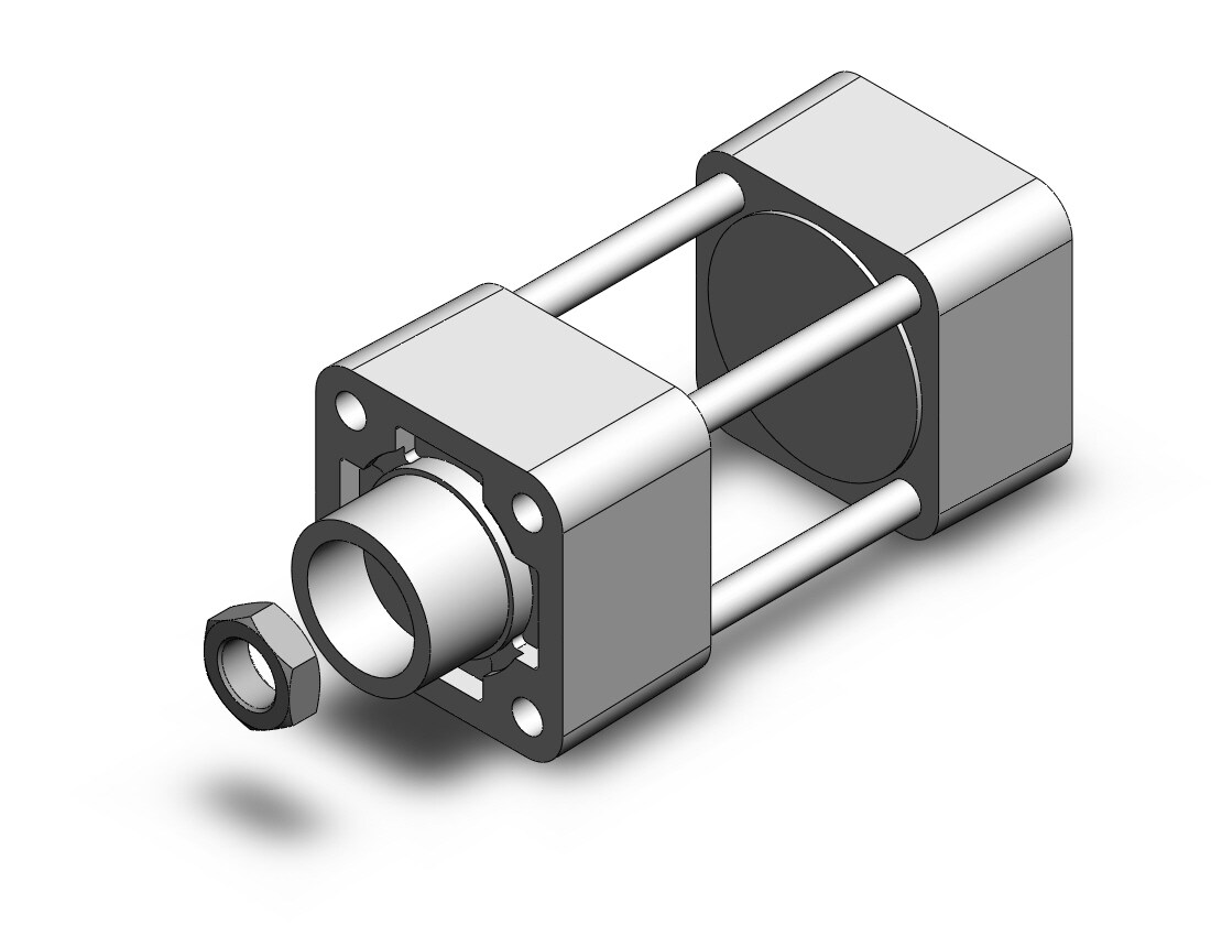 SMC NCA1D150-0600-IM cylinder, nca1, tie rod, TIE ROD CYLIND