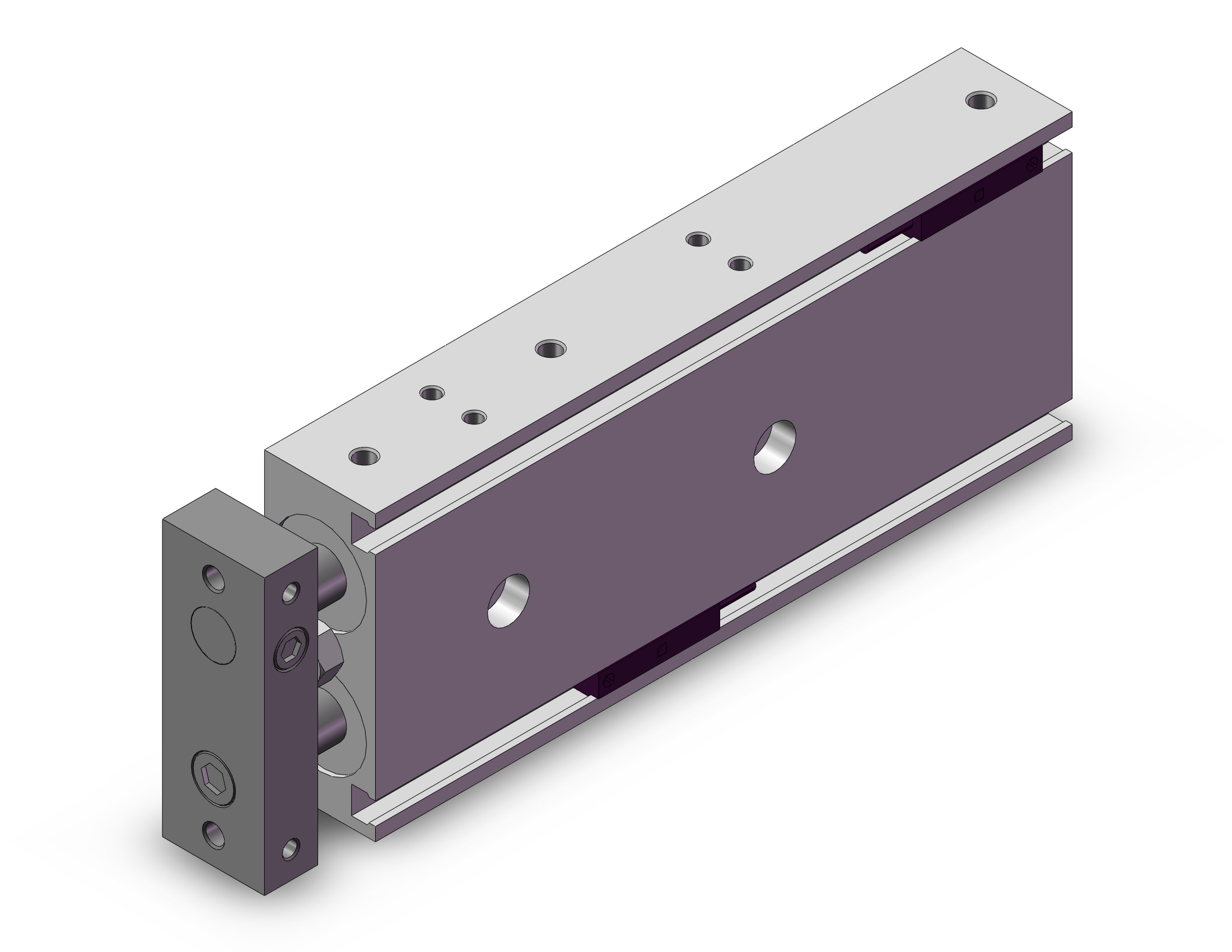 SMC 10-CXSM20-75-Y7PZ dual rod cylinder, GUIDED CYLINDER-10-