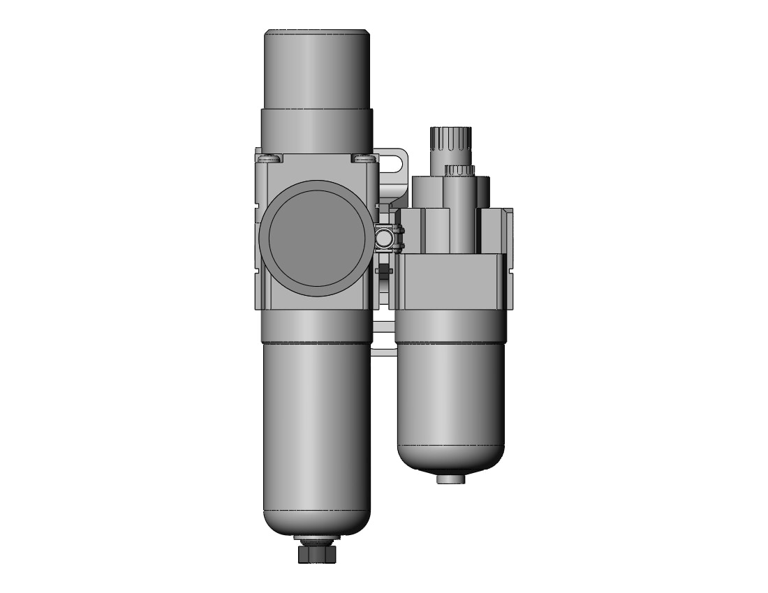 SMC AC20A-N02CM-Z-A fr/l combo modular, MODULAR F.R.L.