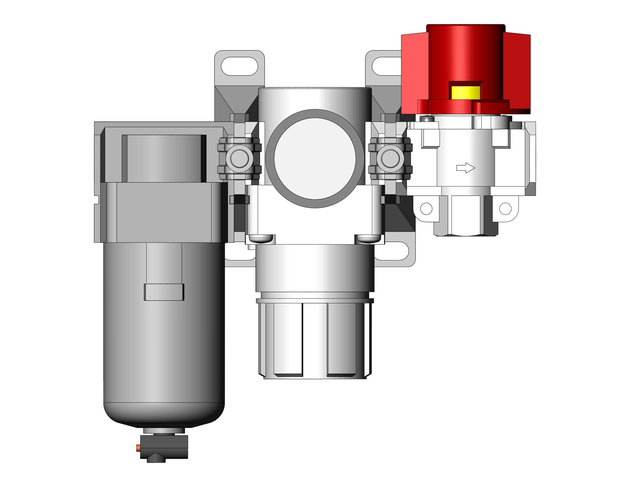 SMC AC30B-N03G-V-Z-A Ac Mass Pro 3/8 Modular (npt), AC MASS