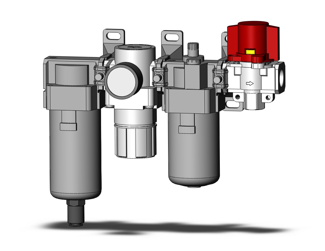 SMC AC40-04CG-V-A f/r/l combo modular, MODULAR F.R.L.-AC40-0