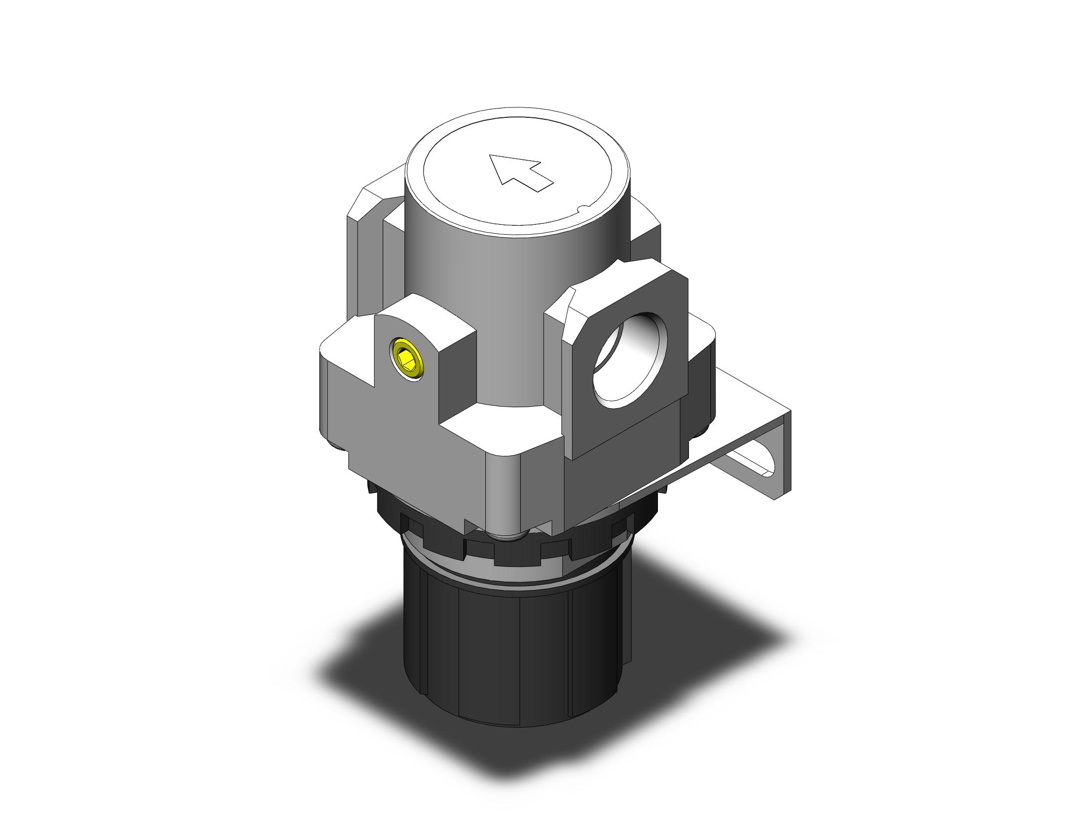 SMC AR40-04B-R-A regulator, AR MASS PRO-AR40-04B-R-A