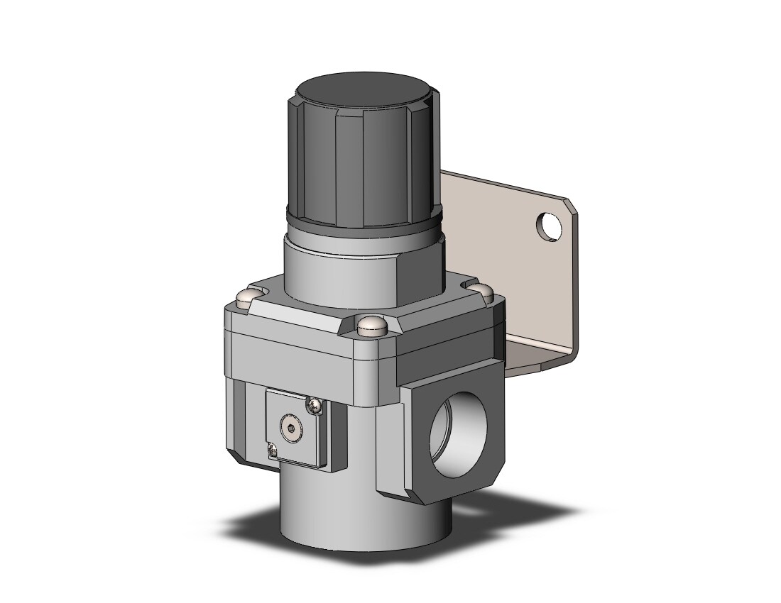 SMC AR60-N10B-NRYZ-B Regulator, AR MASS PRO-AR60-N10B-NRYZ-B