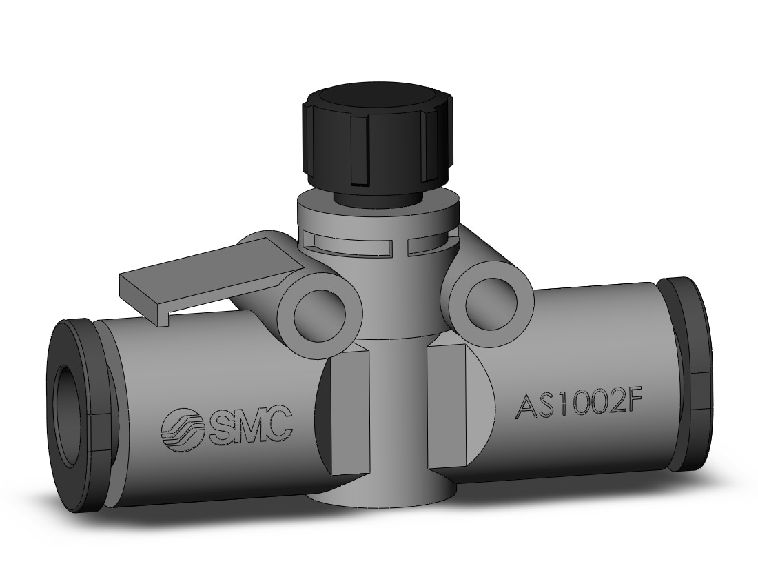 SMC AS1002FG-06A speed control, FLOW CONTROL W/FITTING