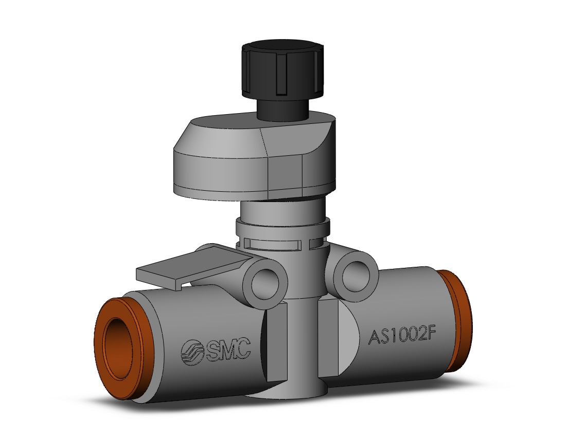 SMC AS1002FS-07 speed control, FLOW CONTROL W/FITTING